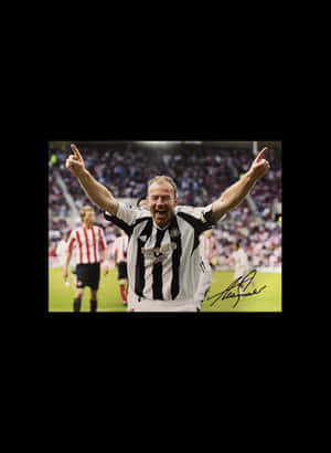 Alan Shearer Signed Photo Newcastle United Fc Wallpaper