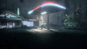 Alan Wake Gas Station Wallpaper