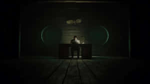 Alan Wake2 Dark Room Writer Wallpaper