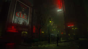 Alan Wake2 Dark Street Scene Wallpaper