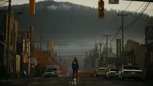 Alan Wake2 F B I Agentin Small Town Wallpaper