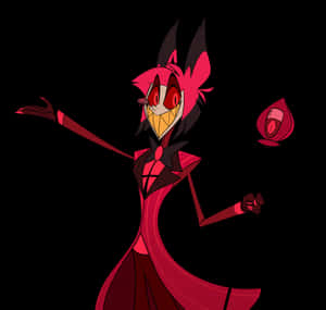 Alastor Animated Character Hazbin Hotel Wallpaper