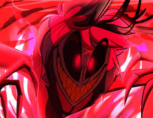 Alastor Demonic Smile Hazbin Hotel Wallpaper