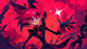 Alastor Hazbin Hotel Artwork Wallpaper