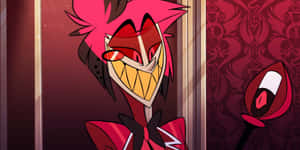 Alastor Smiling Demon Animated Character Wallpaper