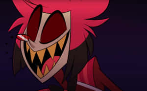 Alastor Smiling Demon Character Wallpaper