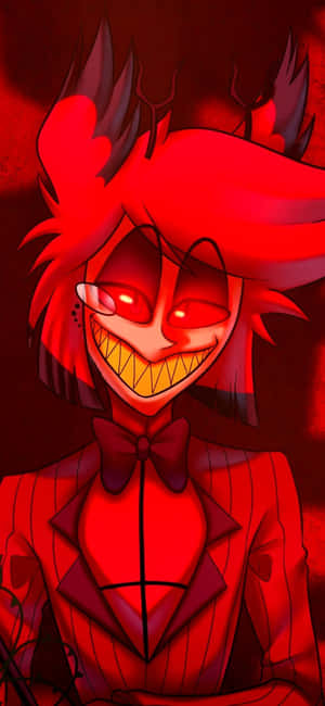 Alastor Smiling Demon Hazbin Hotel Wallpaper