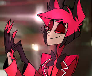 Alastor Smiling Hazbin Hotel Character Wallpaper