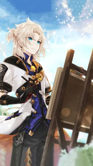 Albedo, Acharacter In Genshin Wallpaper