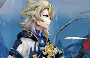 Albedo The Alchemist From Genshin Impact Wallpaper