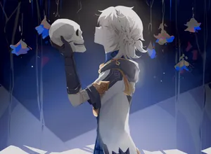 Albedo - The Art Of Creation In Genshin Impact Wallpaper