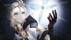 Albedo, The Brilliant Alchemist, In Genshin Impact Wallpaper