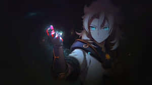 Albedo, The Master Alchemist In Genshin Impact Wallpaper