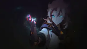 Albedo, The Master Alchemist In Genshin Impact Wallpaper