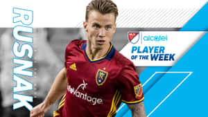 Albert Rusnak In Action During A Real Salt Lake Match Wallpaper