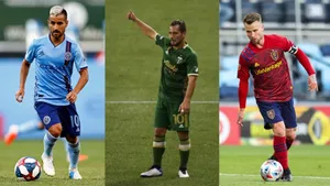 Albert Rusnak In Action, Showcasing His Skills During A Major League Soccer Match Wallpaper