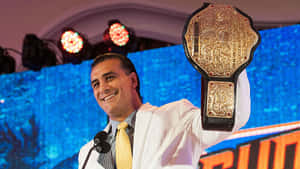 Alberto Del Rio Holding Wwe Belt Wallpaper