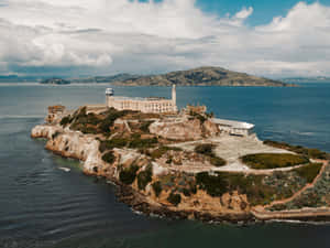 Alcatraz Island Aerial View Wallpaper