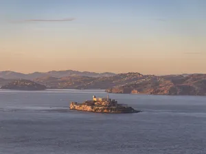 Alcatraz Island Dusk View Wallpaper