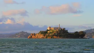Alcatraz Island Sunset View Wallpaper