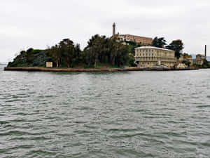 Alcatraz Island Viewfrom Water Wallpaper