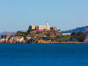 Alcatraz Island Viewfrom Water Wallpaper