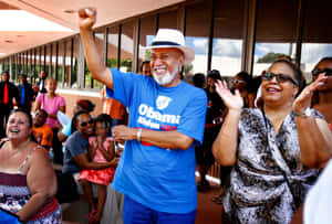 Alcee Hastings Wearing Cowboy Hat Wallpaper