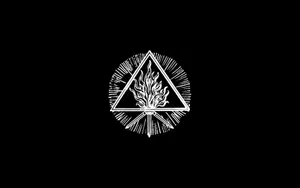 Alchemical Symbols On Parchment Wallpaper