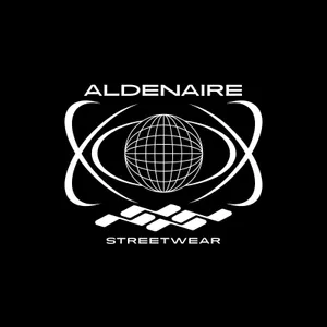 Aldenaire Streetwear Logo Blackand White Wallpaper