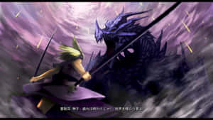 Alduin, The World-eater, Soaring Over The Lands Of Skyrim Wallpaper