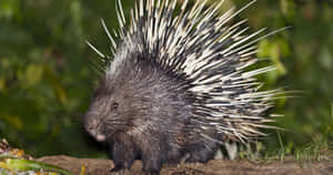 Alert Porcupinein Natural Habitat.jpg Wallpaper