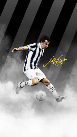 Alessandro Del Piero Signed Photograph Wallpaper