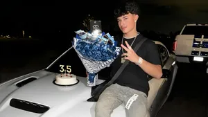 Alex Chino Birthday Celebration Wallpaper