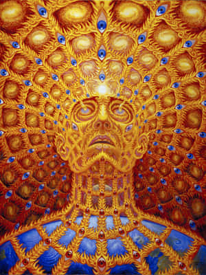Alex Grey Takes Part In A Psychedelic Performance Art Presentation, Powered By Visionary Art And Sacred Geometry. Wallpaper