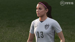 Alex Morgan Fifa16 Game Wallpaper