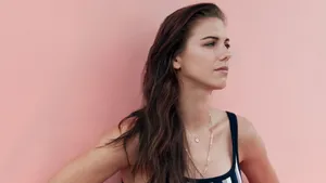 Alex Morgan In Pink Wall Wallpaper