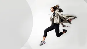 Alex Morgan In White Jacket Wallpaper