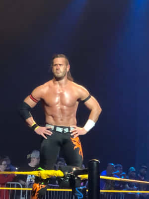 Alex Shelley Fierce Expression On Impact Wrestling Wallpaper