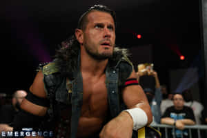 Alex Shelley In Action At Impact Wrestling Emergence Wallpaper