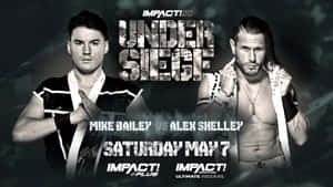 Alex Shelley Playing Against Mike Bailey On Under Siege Wallpaper