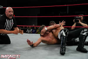 Alex Shelley Plays Against Chris Sabin Wallpaper