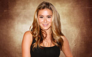 Alexa Penavega Striking A Pose In A Stunning Photoshoot Wallpaper