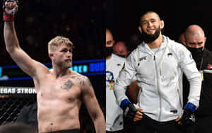 Alexander Gustafsson And Khamzat Chimaev Photo Wallpaper