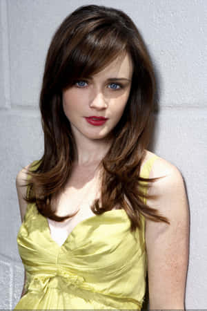 Alexis Bledel At A Photoshoot Wallpaper