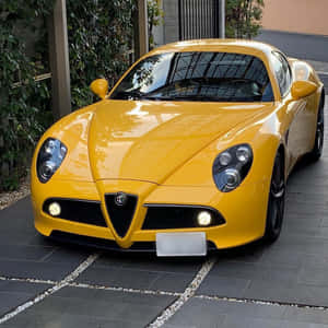 Alfa Romeo 8c Competizione In Its Full Glory Wallpaper