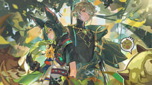 Alhaithamand Cyno Genshin Impact Artwork Wallpaper