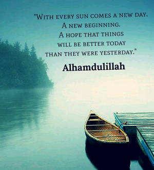 Alhamdulillah Nature Lake Wallpaper