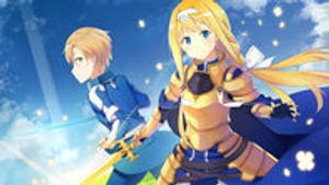 Alice And Eugeo, Two Characters From The Beloved Anime Sword Art Online, Create A Special Bond. Wallpaper