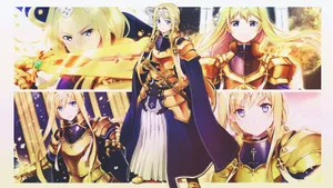 Alice Zuberg In A Beautiful And Captivating Pose Wallpaper