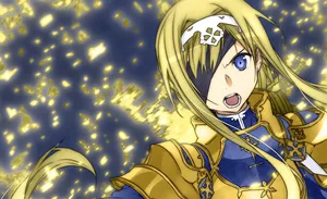 Alice Zuberg In A Magical World Wallpaper